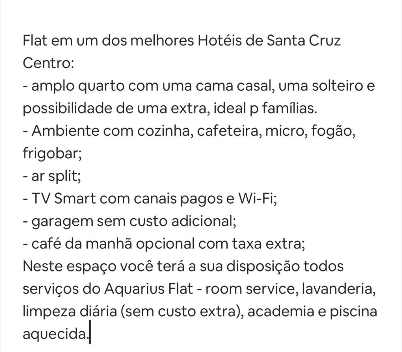 Aquarius Flat Aptos E Suites Santa Cruz do Sul Exterior photo